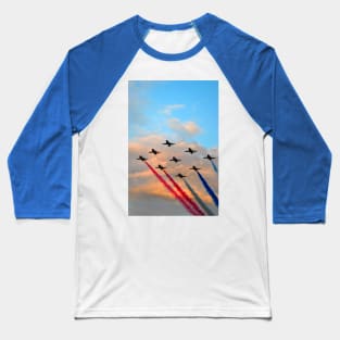 Red Arrows Display Team In Formation Baseball T-Shirt